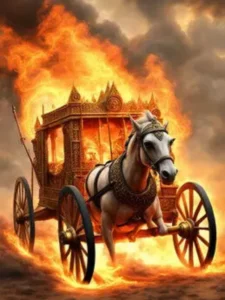 chariot from Mahabharata war