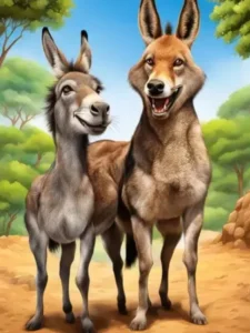 panchatantra story gadha aur siyar